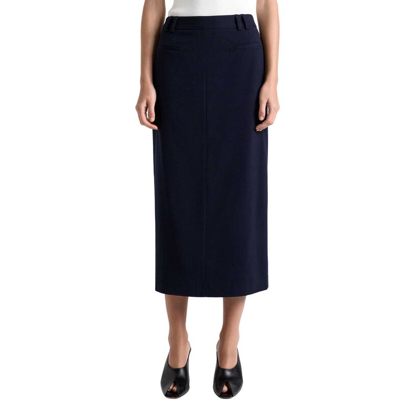 Cue Stretch Suiting Pencil Midi Skirt image number 0